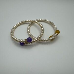 Honora Pearl Beaded Coil Bracelet Set